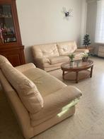 Lounge van echt leer, Huis en Inrichting, Zetels | Zetels, Ophalen, Gebruikt, Overige maten, Leer