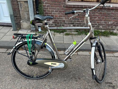 Gazelle Herenfiets 65 (grote maat), Fietsen en Brommers, Fietsen | Heren | Herenfietsen, Gebruikt, Gazelle, 65 cm of meer, Versnellingen