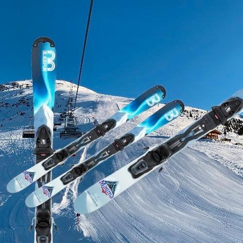Snowblades, sportief, nieuw 125 cm met skibinding Tyrolia, Sport en Fitness, Skiën en Langlaufen, Nieuw, Ski's, Ski, Overige merken
