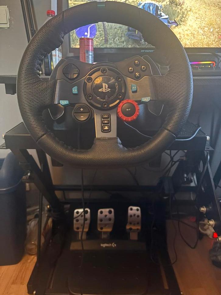 Logitech g29 + H shifter + handbrake, Games en Spelcomputers, Spelcomputers | Sony Consoles | Accessoires, Zo goed als nieuw, Ophalen