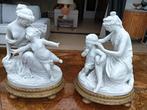 Paire de sculpture en biscuit, Antiek en Kunst, Ophalen