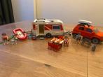 Caravan + auto + boot van Playmobil, Ophalen, Zo goed als nieuw