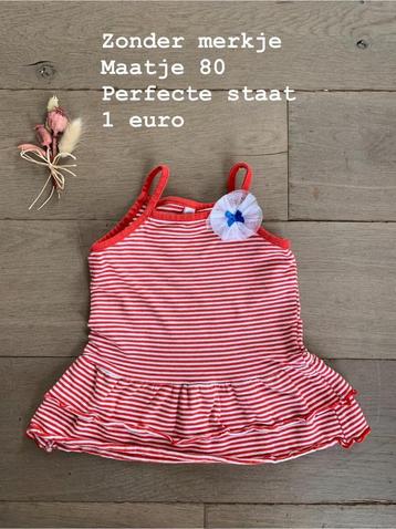 Pakket kinderkleding maat 80 beschikbaar voor biedingen