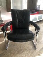 Zacht lederen zetel, Ophalen, Eenpersoons, 75 tot 100 cm, Zo goed als nieuw