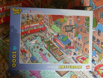 Puzzel That's Life - Goliath - 1000 stukjes - AMSTERDAM beschikbaar voor biedingen
