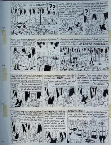 POM - originele pagina PIET PIENTER en BERT BIBBER  beschikbaar voor biedingen