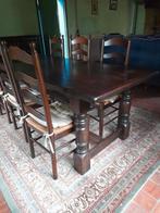 Tafel , stoele.dressoir in kerselaar., Ophalen, Zo goed als nieuw