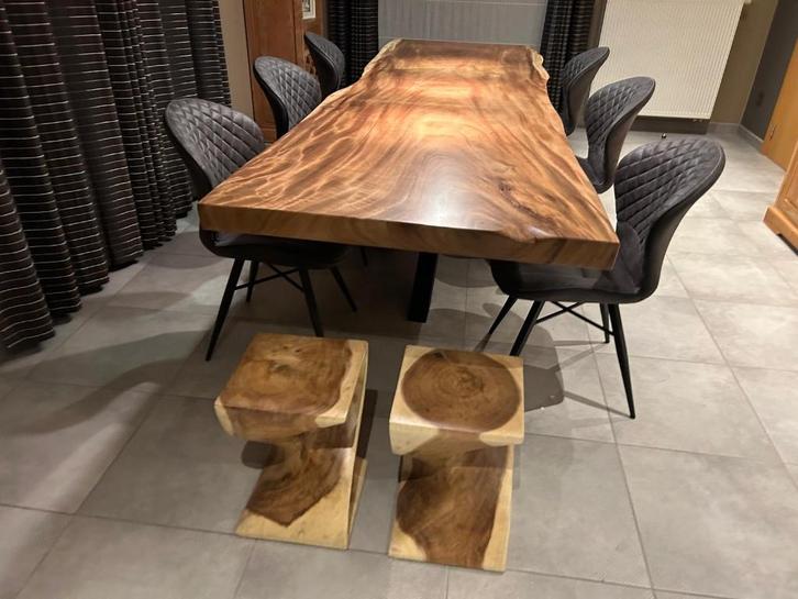 Boomstamtafel, bureeltafels, tuintafels, bankjes, salontafel, Zakelijke goederen, Horeca | Meubilair en Inrichting, Meubilair