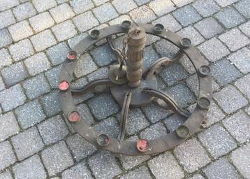 mooie antieke oude hang lamp (kandelaar - kaarsen) beschikbaar voor biedingen