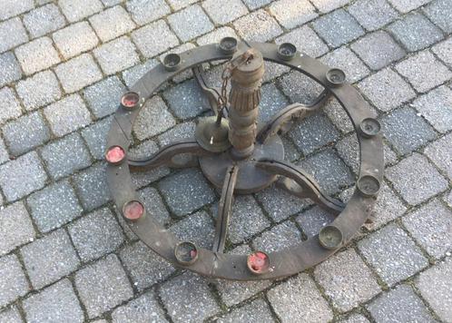 mooie antieke oude hang lamp (kandelaar - kaarsen), Antiek en Kunst, Antiek | Verlichting, Ophalen