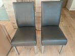 6 grijze eetkamerstoelen, Antiek en Kunst, Antiek | Meubels | Stoelen en Sofa's, Ophalen