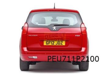Peugeot 5008 (10/09-6/17) achterbumper (bij PDC) (te spuiten