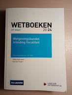 Wetgevingsbundel inleiding fiscaliteit, Hoger Onderwijs, Zo goed als nieuw, Alpha, Intersentia