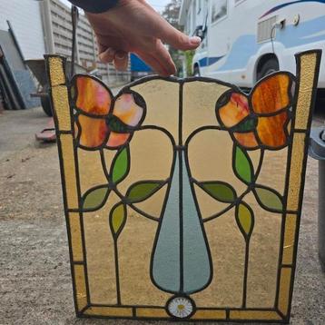 oude glas in lood ramen beschikbaar voor biedingen