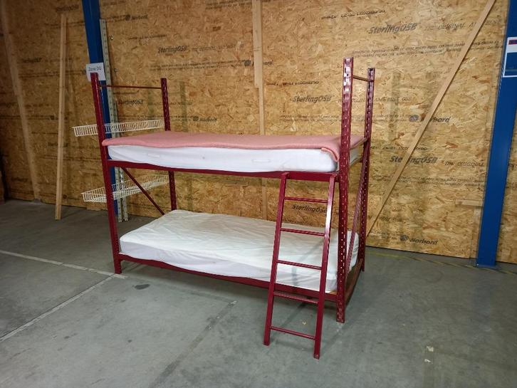 DESIGN STAPELBED, Huis en Inrichting, Slaapkamer | Stapelbedden en Hoogslapers, Zo goed als nieuw, Stapelbed, 90 cm, 210 cm, Tweepersoons
