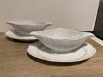 2 prachtige antieke sausschaaltjes van Duits porselein, Antiek en Kunst, Ophalen of Verzenden