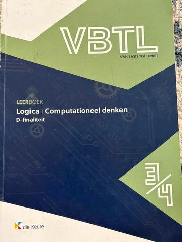 VBTL 3 — manuel de logique et de pensée informatique, Livres, Enlèvement ou Envoi, Die keure, Comme neuf, Secondaire