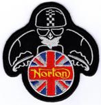 Norton Cafe Racer stoffen opstrijk patch embleem #1, Motoren, Verzenden, Nieuw