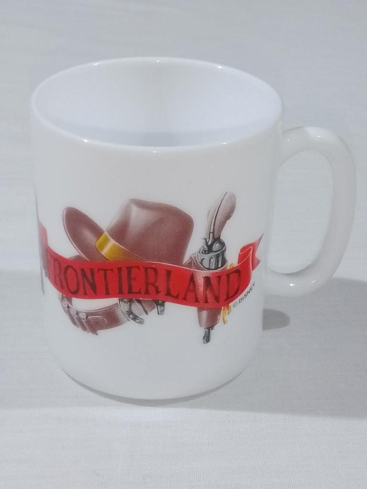 Tas / Kop / Mok - Frontierland  - Disney - Esso - Arcopal, Verzamelen, Disney, Gebruikt, Servies, Goofy of Pluto, Ophalen of Verzenden