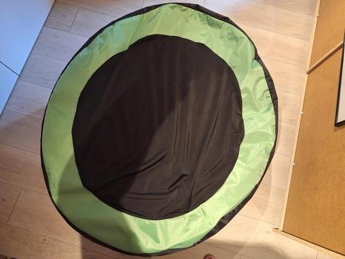 Zitzak rond, gevuld, diameter 108 cm, waterafstotend, Huis en Inrichting, Zitzakken, Zo goed als nieuw, Zitzak, Zwart, Ophalen