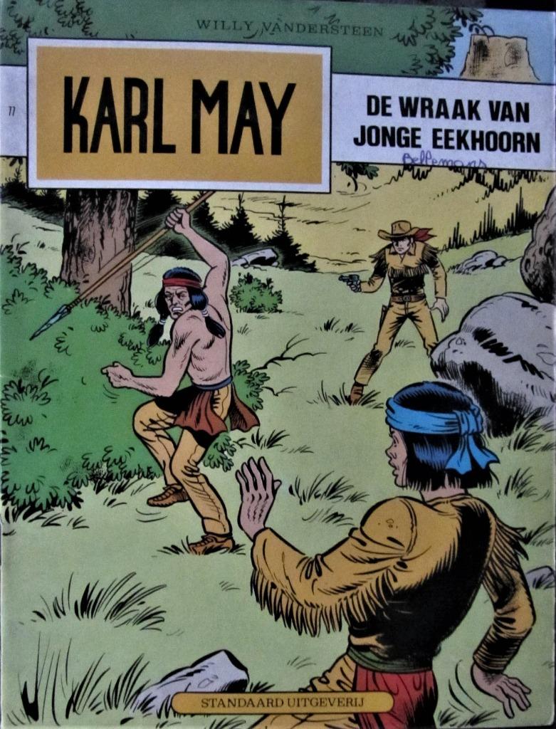 STRIPS KARL MAY- EERSTE DRUKKEN, Boeken, Stripverhalen, Gelezen, Eén stripboek, Ophalen of Verzenden
