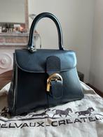 Delvaux Brillant PM vintage met sleutelhanger, Ophalen, Zo goed als nieuw, Blauw