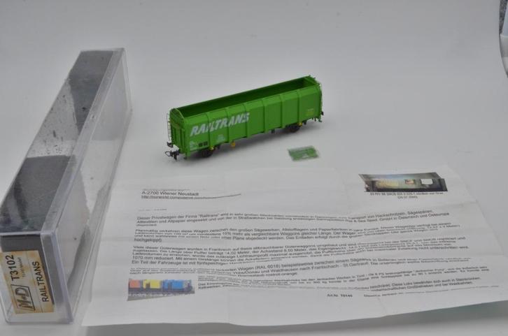 NMBS/SNCB Wagon voor papiertransport (TiHo), Hobby en Vrije tijd, Modeltreinen | H0, Gebruikt, Wagon, Gelijkstroom of Wisselstroom