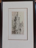 Romain Malfliet 1910 - 2006  O L V beeldje Sundermanstraat, Antiek en Kunst, Kunst | Etsen en Gravures, Verzenden