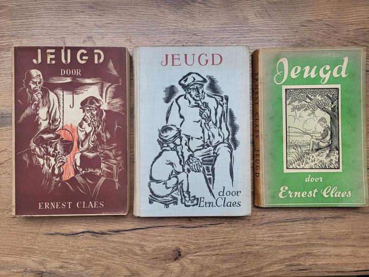 Ernest Claes  - Jeugd (3x), Boeken, Literatuur, Gelezen, Ophalen of Verzenden