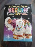 Olifant 3D sequin art, nieuw, Hobby en Vrije tijd, Knutselen, Ophalen of Verzenden, Zo goed als nieuw