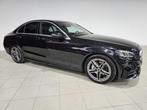Mercedes C180 9G Tronic AMG PACK, Auto's, 4 cilinders, Zwart, Leder, Bedrijf