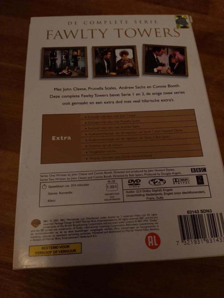 Dvd box van fawlty towers, Cd's en Dvd's, Dvd's | Tv en Series, Zo goed als nieuw, Komedie, Boxset, Verzenden