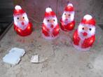 4 Led licht Kerstmannen Livarno Home, Diversen, Kerst, Ophalen of Verzenden, Nieuw
