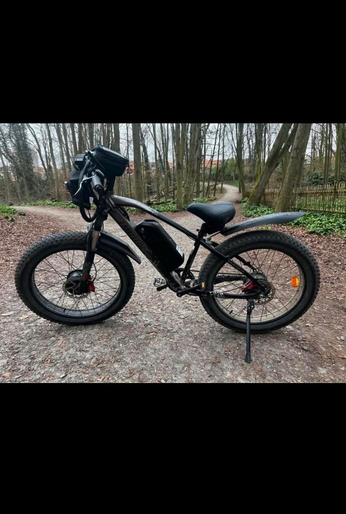 VTT électrique MG740 plus/ Fatbike, Vélos & Vélomoteurs, Vélos électriques, Utilisé, 50 km par batterie ou plus, Enlèvement