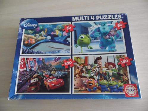 4 NEMO-PUZZELS, AUTO'S, SPEELGOEDVERHAAL, MONSTER EN GEZELSC, Kinderen en Baby's, Speelgoed | Kinderpuzzels, Zo goed als nieuw