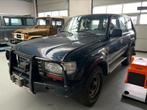 Toyota Landcruiser HDJ80 1996 ACCIDENT, Auto's, Toyota, 4200 cc, Blauw, Leder en Stof, Bedrijf