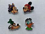 4 broches Disney Mickey Minnie Donald Dingo jaren 80, Ophalen of Verzenden, Zo goed als nieuw