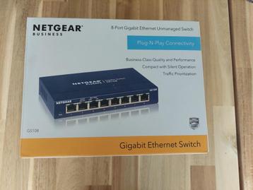 NETWERK PROSAFE 8-Port Gigabit GS108 unmanaged beschikbaar voor biedingen