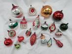 Oude glazen kerstballen, Diversen, Kerst, Ophalen of Verzenden, Gebruikt