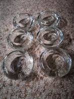 6 bollige glazen kaars potjes, Huis en Inrichting, Ophalen, Kaars