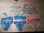 bikini's maat 110 - 116, Enfants & Bébés, Maillots de bain pour enfants, Enlèvement ou Envoi, Taille 110, Comme neuf, Ensemble de bikini