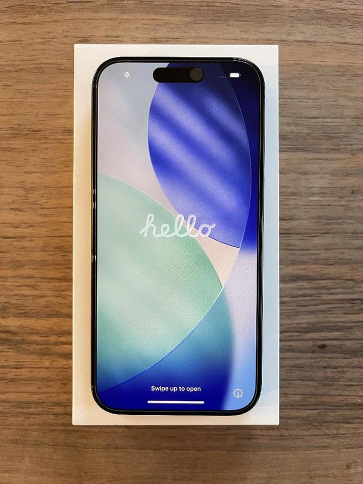 iPhone 15 Pro 128GB - Black Titanium - Like New, Télécoms, Téléphonie mobile | Apple iPhone, Comme neuf, 128 GB, Sans abonnement