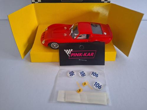 Pink Kar Ferrari 250 Gto Targa Florio 1963 CV008, Kinderen en Baby's, Speelgoed | Racebanen, Nieuw, Racebaan, Elektrisch, Overige merken