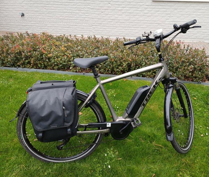 E-bike trek verve+2 gunmetal maat L 500W, Fietsen en Brommers, Elektrische fietsen, Ophalen