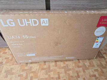 LG 55" smart tv gloednieuw 2 jaar garantie  beschikbaar voor biedingen