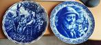 2 Grandes assiette ancienne, porcelaine du Bock de Belgique, Antiquités & Art, Antiquités | Porcelaine, Enlèvement ou Envoi