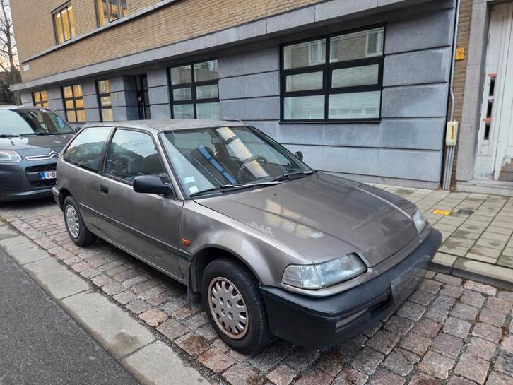 Honda Civic oldtimer automaat, Auto's, Honda, Particulier, Civic, Metaalkleur, Benzine, Euro 1, Berline, 3 deurs, Automaat, Zilver of Grijs