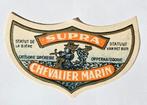 Supra Chevalier Marin Etiquette Bière Bottle Label 49, Verzenden, Zo goed als nieuw, Overige typen, Overige merken