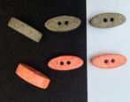 Knoppen met 2 gaten - 35 mm x 14 mm x 10 mm, Ophalen of Verzenden, Nieuw
