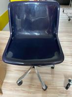 Bureaustoel vintage, Ophalen, Gebruikt, Blauw, Bureaustoel